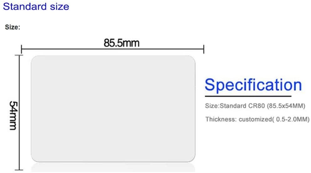 NFC Egypt NFC Card White Matt model 215 MQ 80 pcs