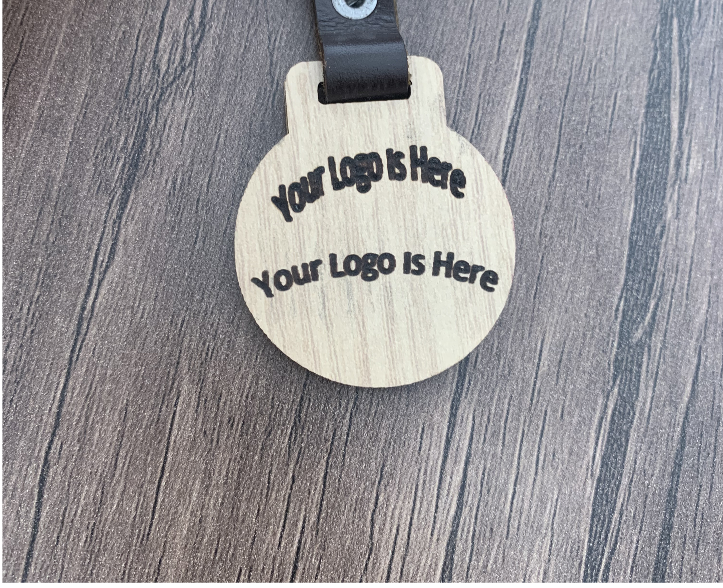 NFC Egypt Keychain - Share Everything Handmade wood (light Bamboo) Chip Model 13.56Mhz