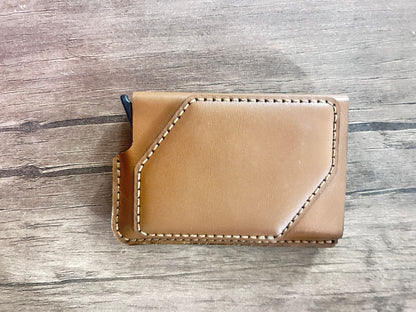 Card holder leather handmade + NFC embedded + Rfid blocker