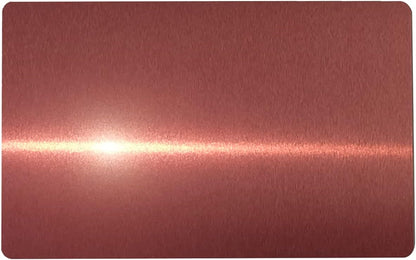 NFC Egypt Metal Card without slot model 215 original chip 2 sides metal (Rose)