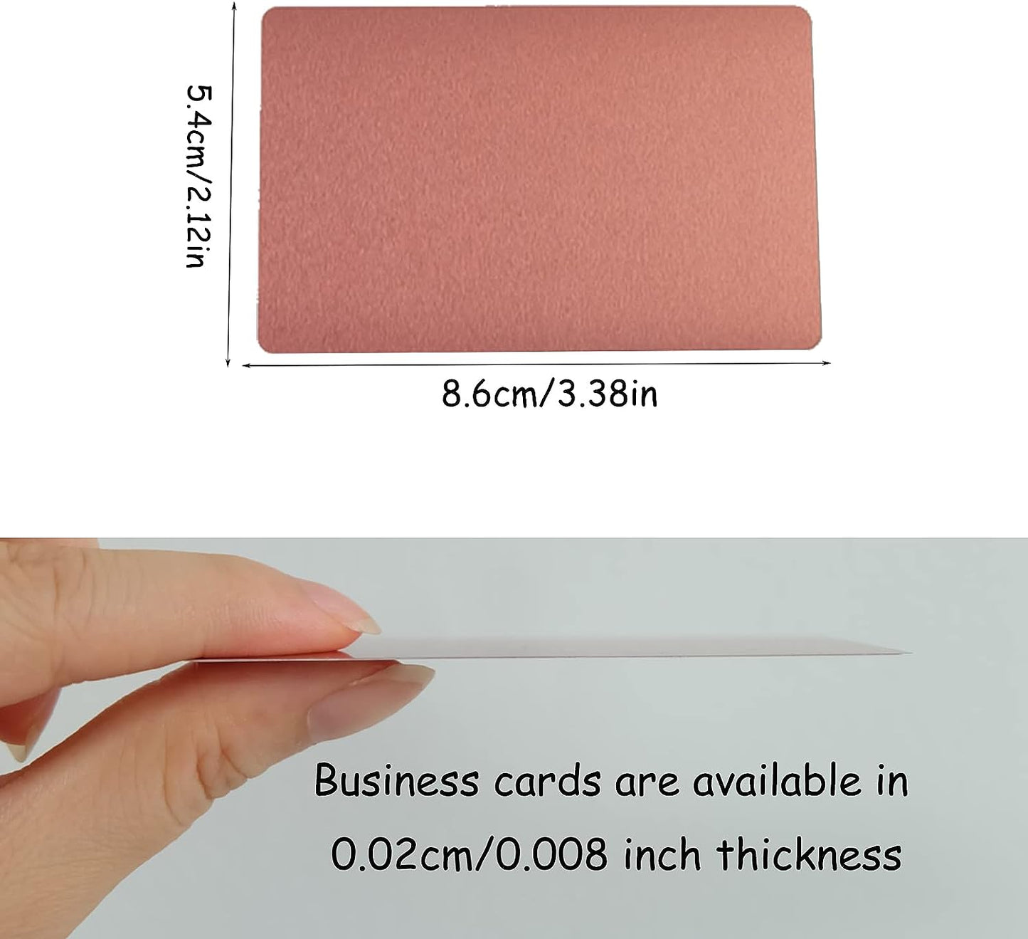 NFC Egypt Metal Card without slot model 215 original chip 2 sides metal (Rose)
