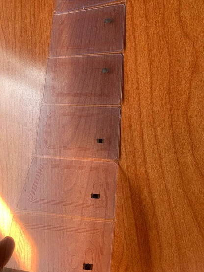 NFC Egypt Cards Ntag215 Cards Rewritable Transparent