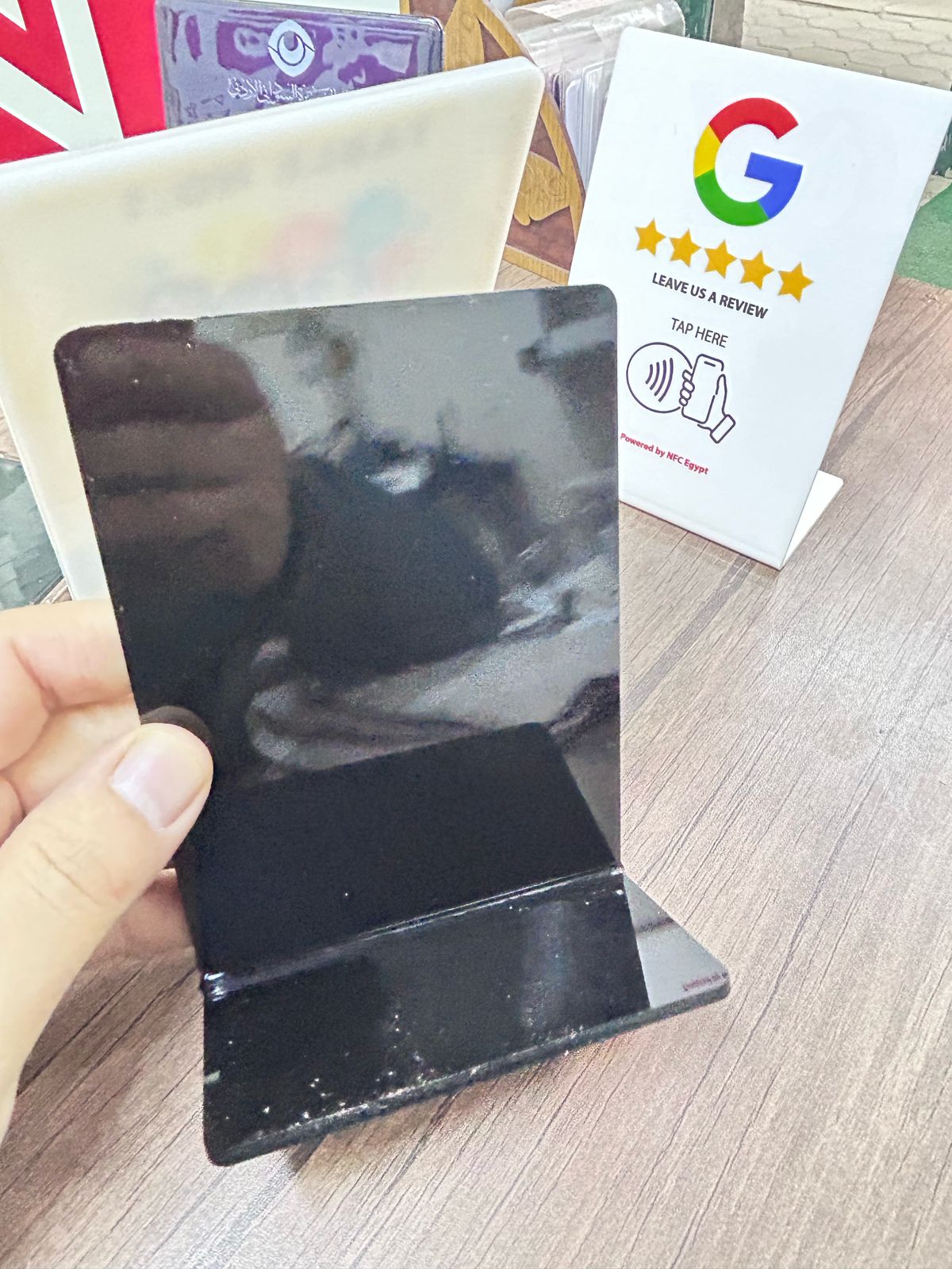 NFC Egypt Acrylic Stands A6 Size (Black)