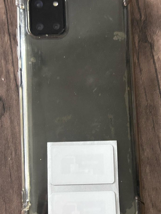 NFC Anti-Metal tag RFID 13.56 MHz ( 40x25mm ) Printable white Sticker