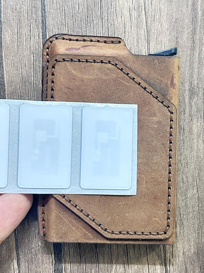 NFC Anti-Metal tag RFID 13.56 MHz ( 40x25mm ) Printable white Sticker