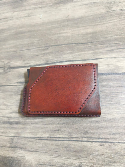 Card holder leather handmade + NFC embedded + Rfid blocker