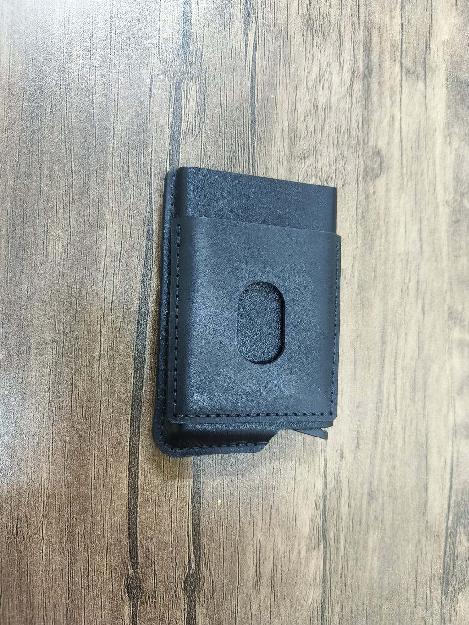 Card holder leather handmade + NFC embedded + Rfid blocker