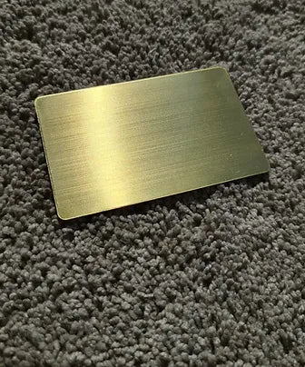 NFC Egypt Metal Card without slot model 215 original chip 2 sides metal (Gold)