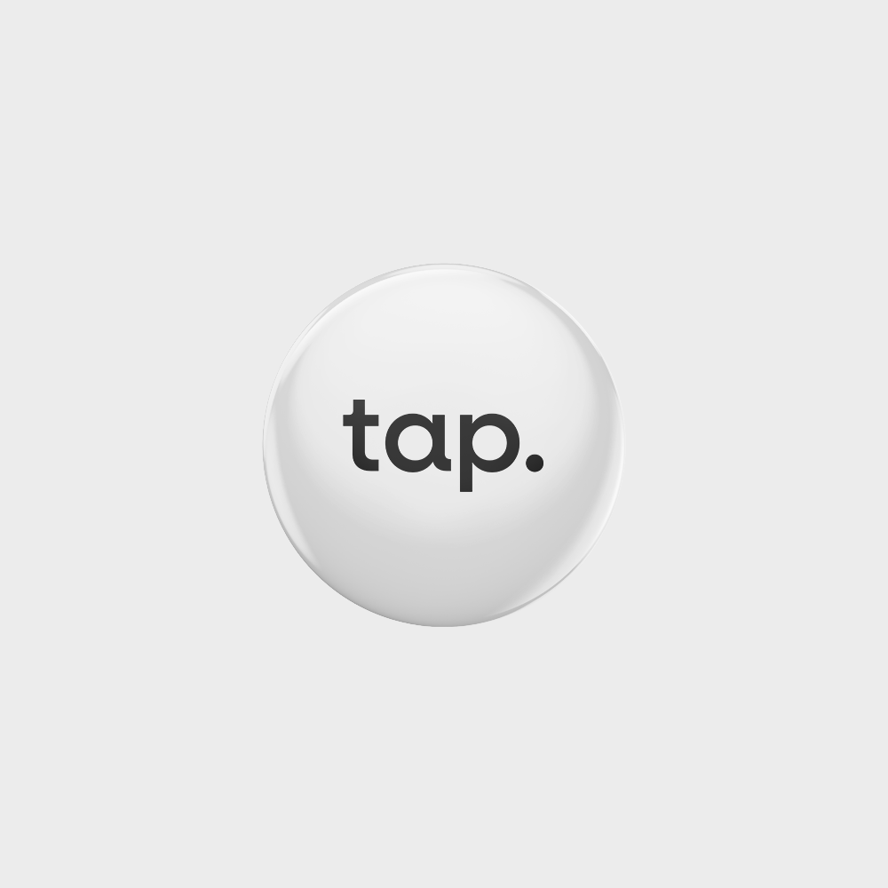 Tap NFC Sticker - Share Everything With A Tap - White