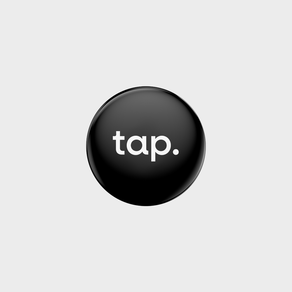 Tap NFC Sticker - Share Everything With A Tap - Black