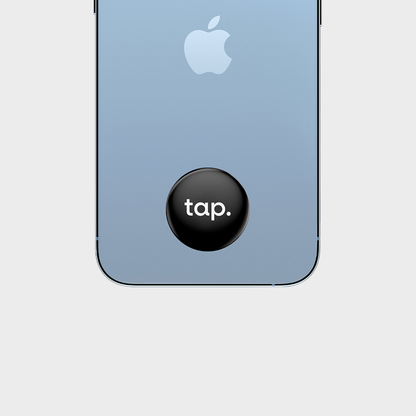 Tap NFC Sticker - Share Everything With A Tap - Black