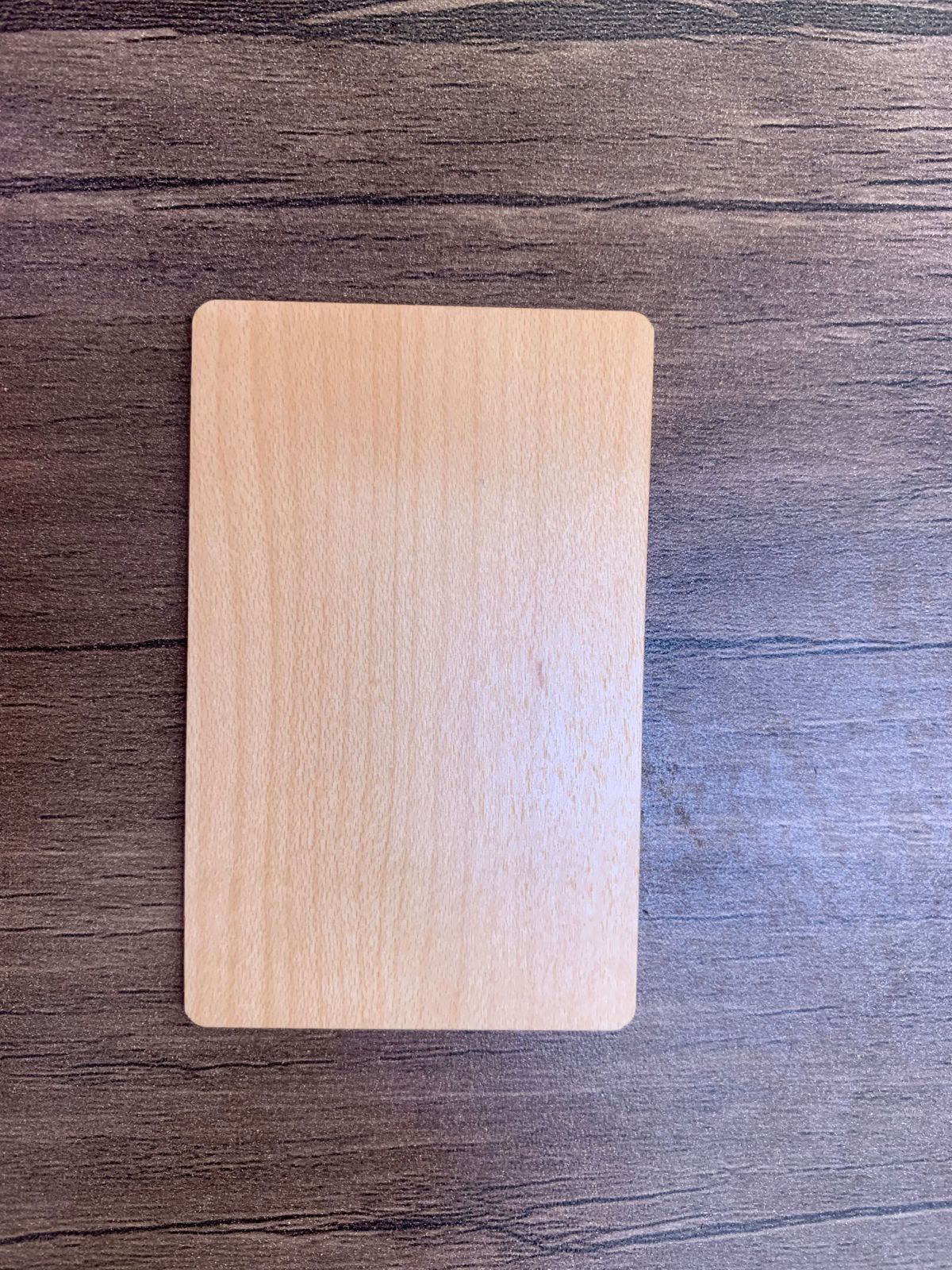 NFC Egypt NFC wood card (Maple) laser printed