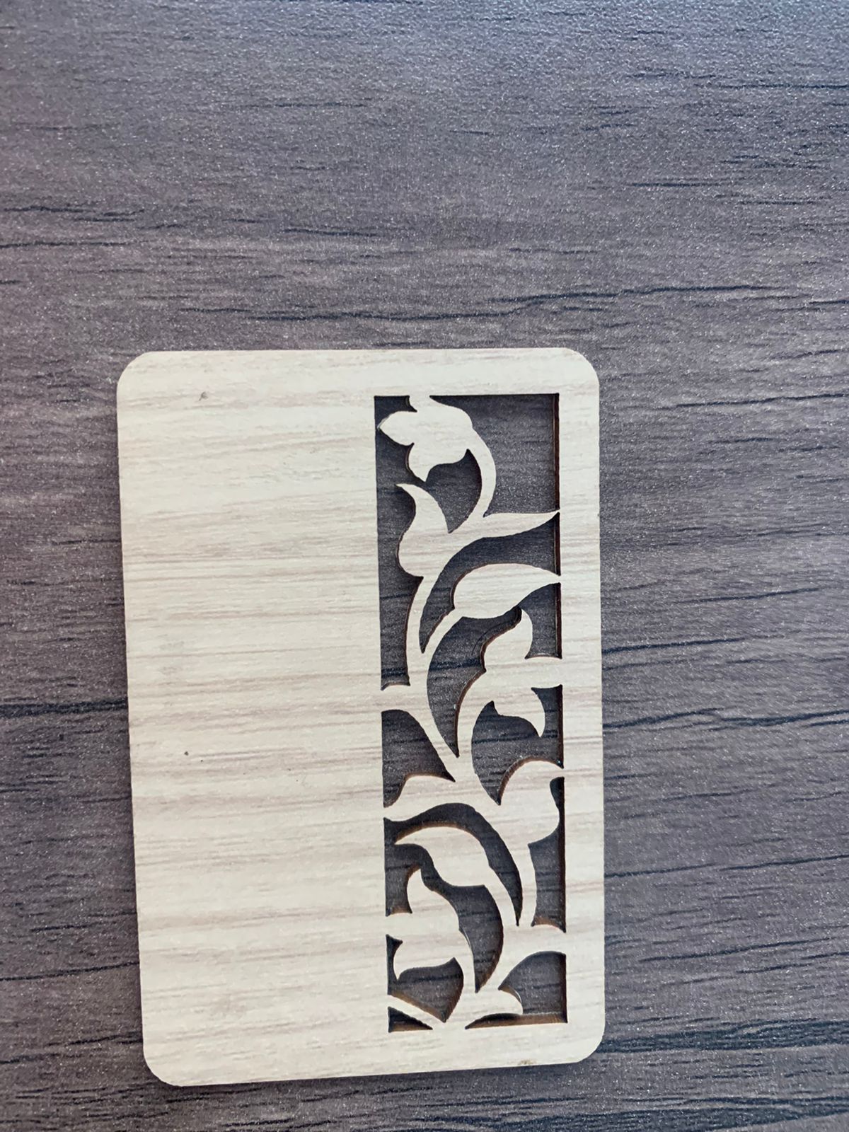 NFC Egypt NFC wood card (light bamboo) Arabisk rose drawn