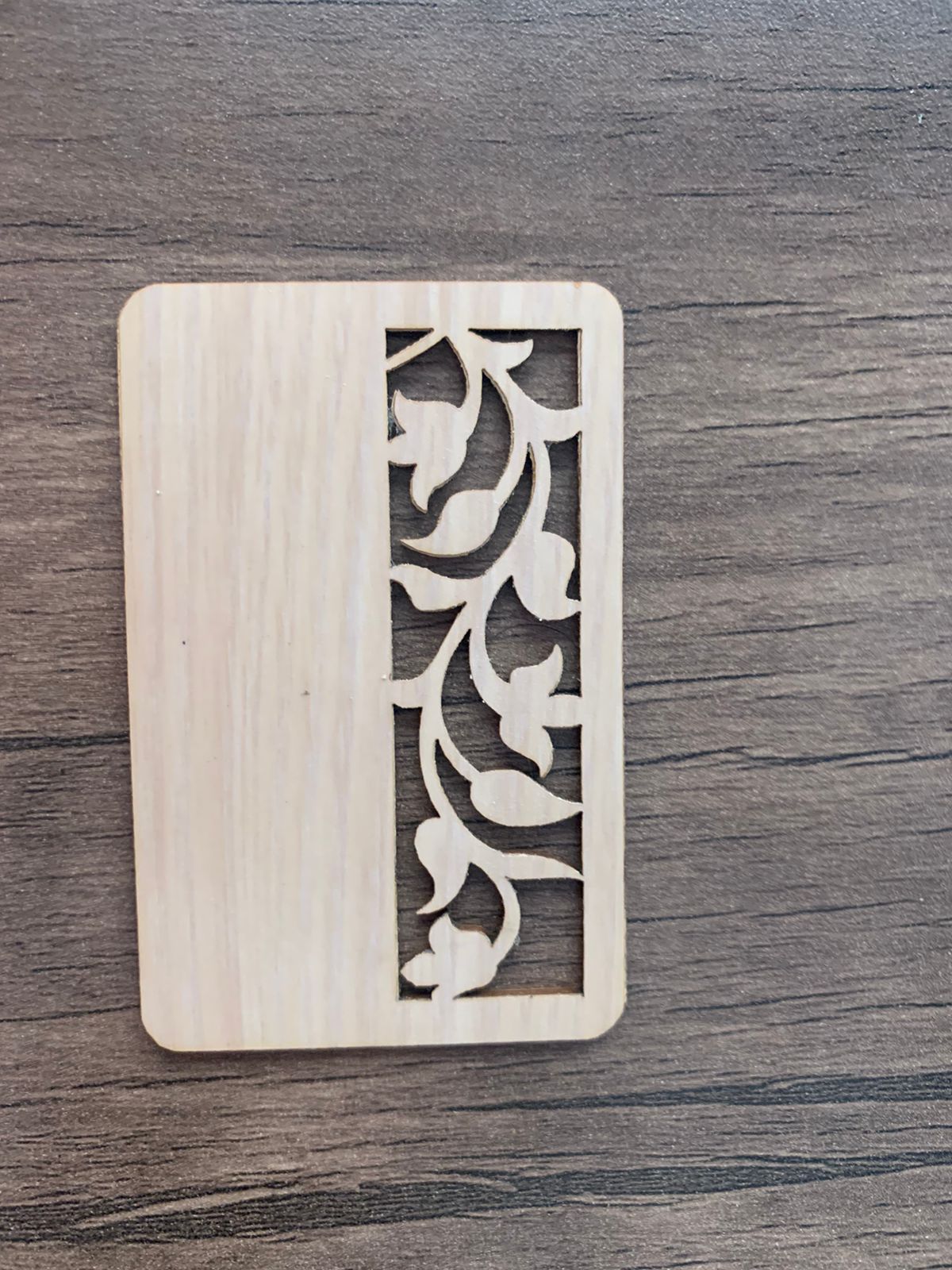 NFC Egypt NFC wood card (light bamboo) Arabisk rose drawn