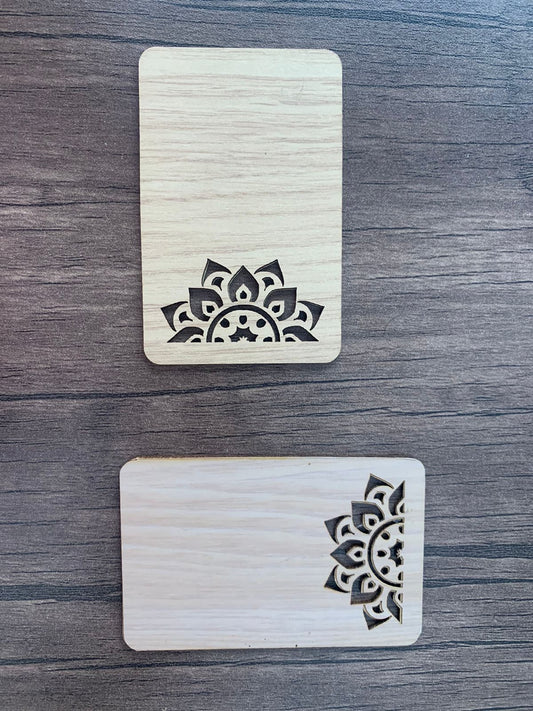 NFC Egypt NFC wood card (light bamboo) Arabisk islamic arts drawn