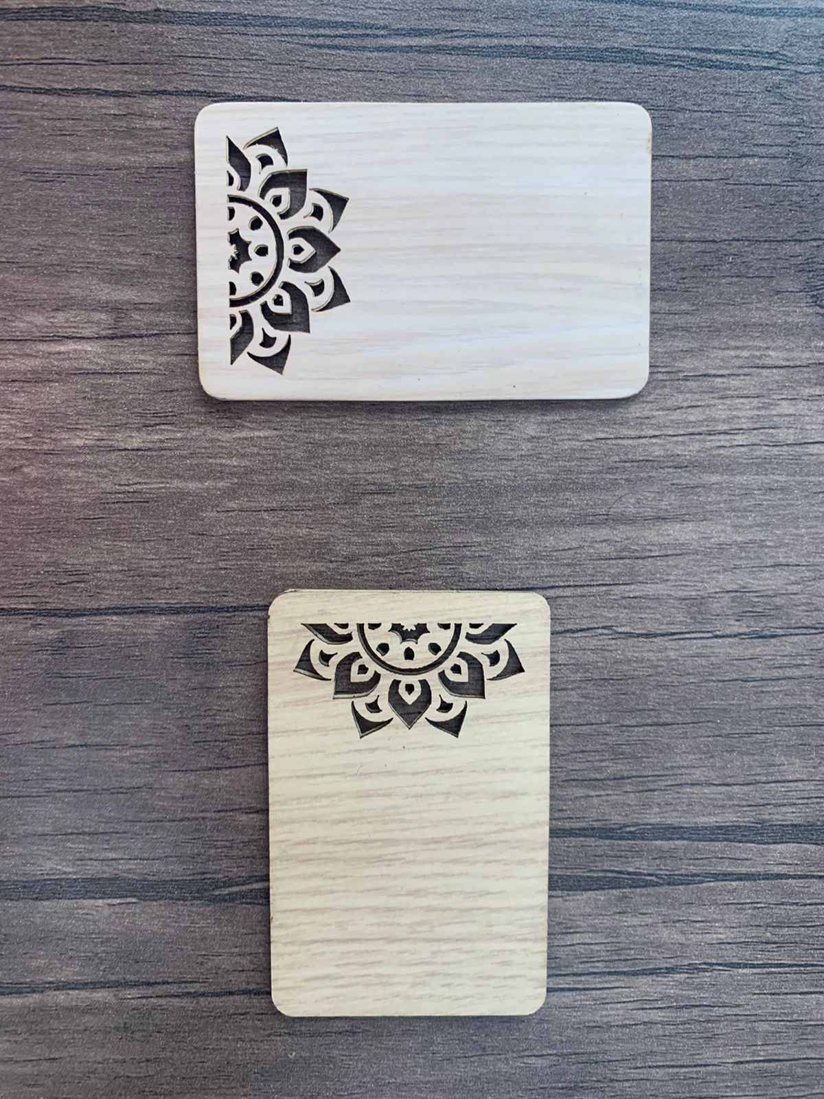 NFC Egypt NFC wood card (light bamboo) Arabisk islamic arts drawn