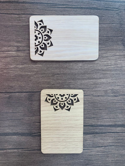 NFC Egypt NFC wood card (light bamboo) Arabisk islamic arts drawn