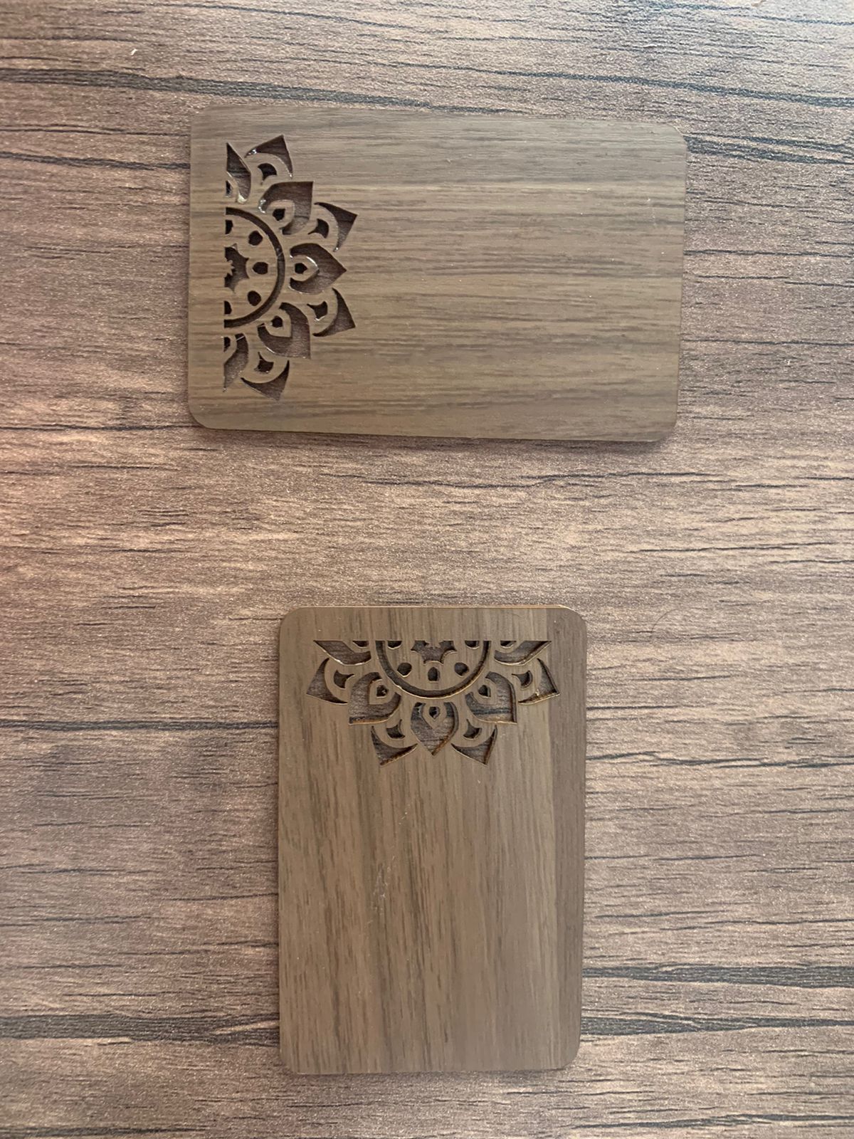 NFC Egypt NFC wood card (Darken Brown) Arabisk Islamic arts drawn