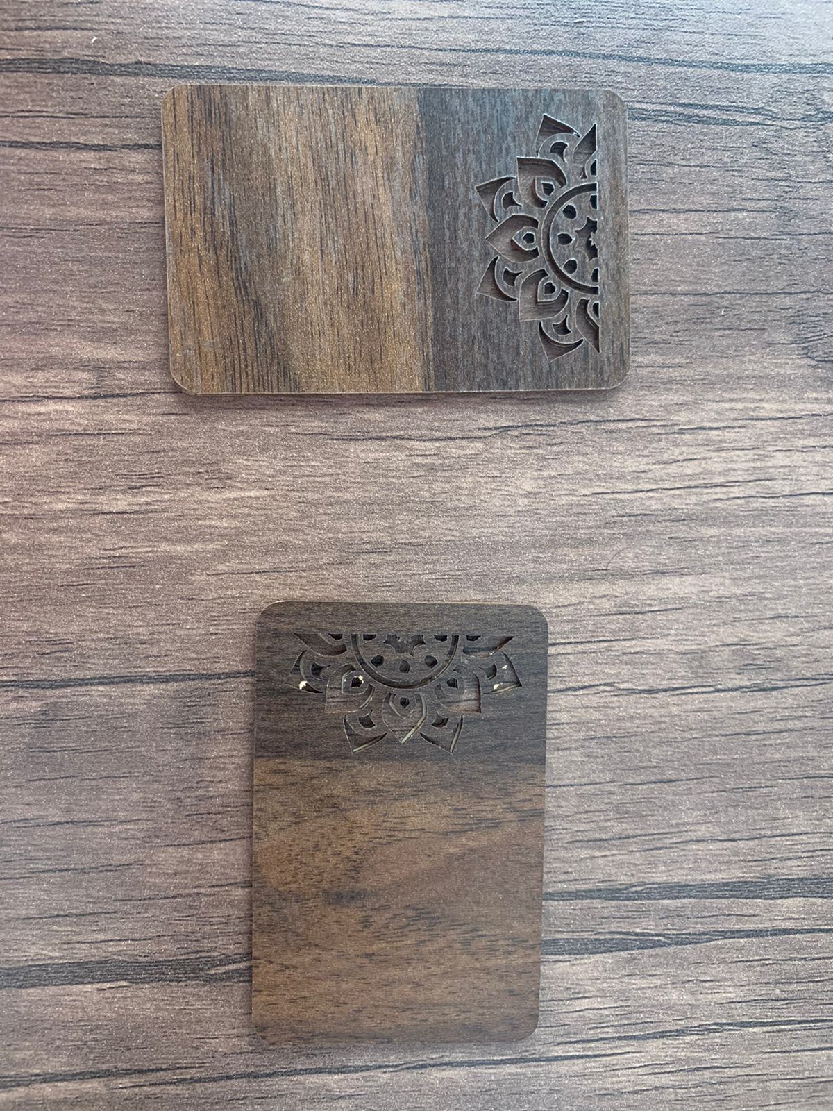 NFC Egypt NFC wood card (Darken Brown) Arabisk Islamic arts drawn