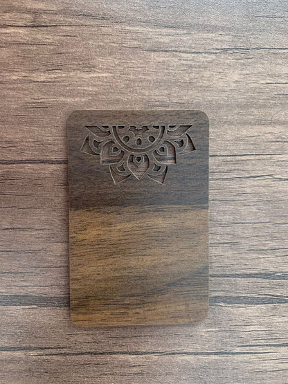 NFC Egypt NFC wood card (Darken Brown) Arabisk Islamic arts drawn