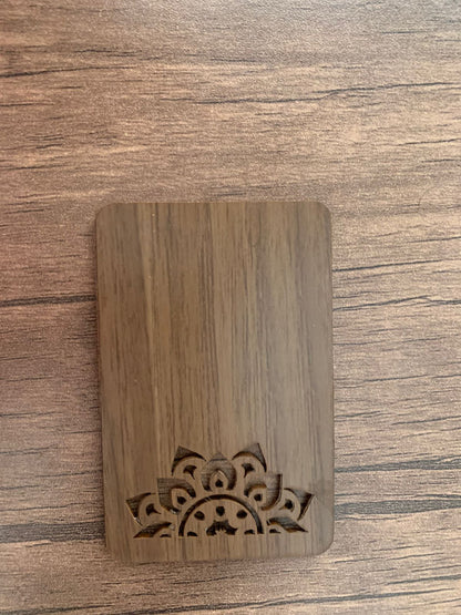 NFC Egypt NFC wood card (Darken Brown) Arabisk Islamic arts drawn