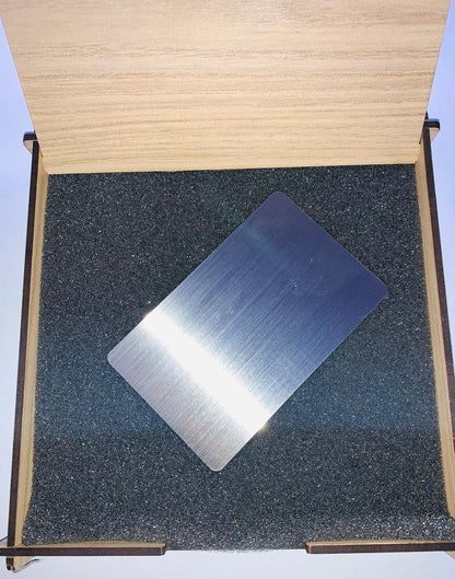 NFC Egypt Metal Card without slot model 215 original chip 2 sides metal (Silver)