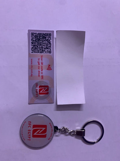 NFC Sticker & QR for cars and shops